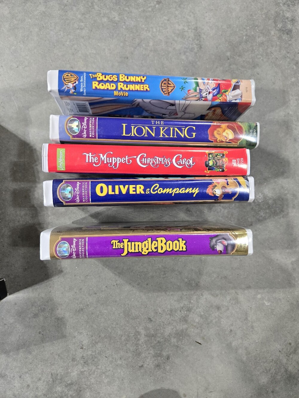 5 Walt Disney VHS